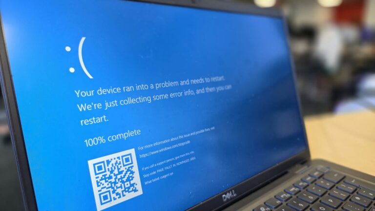 dell laptop crashing