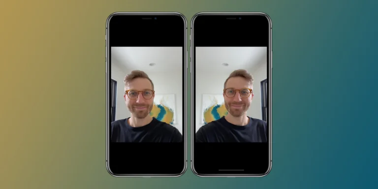 how to invert camera on iphone