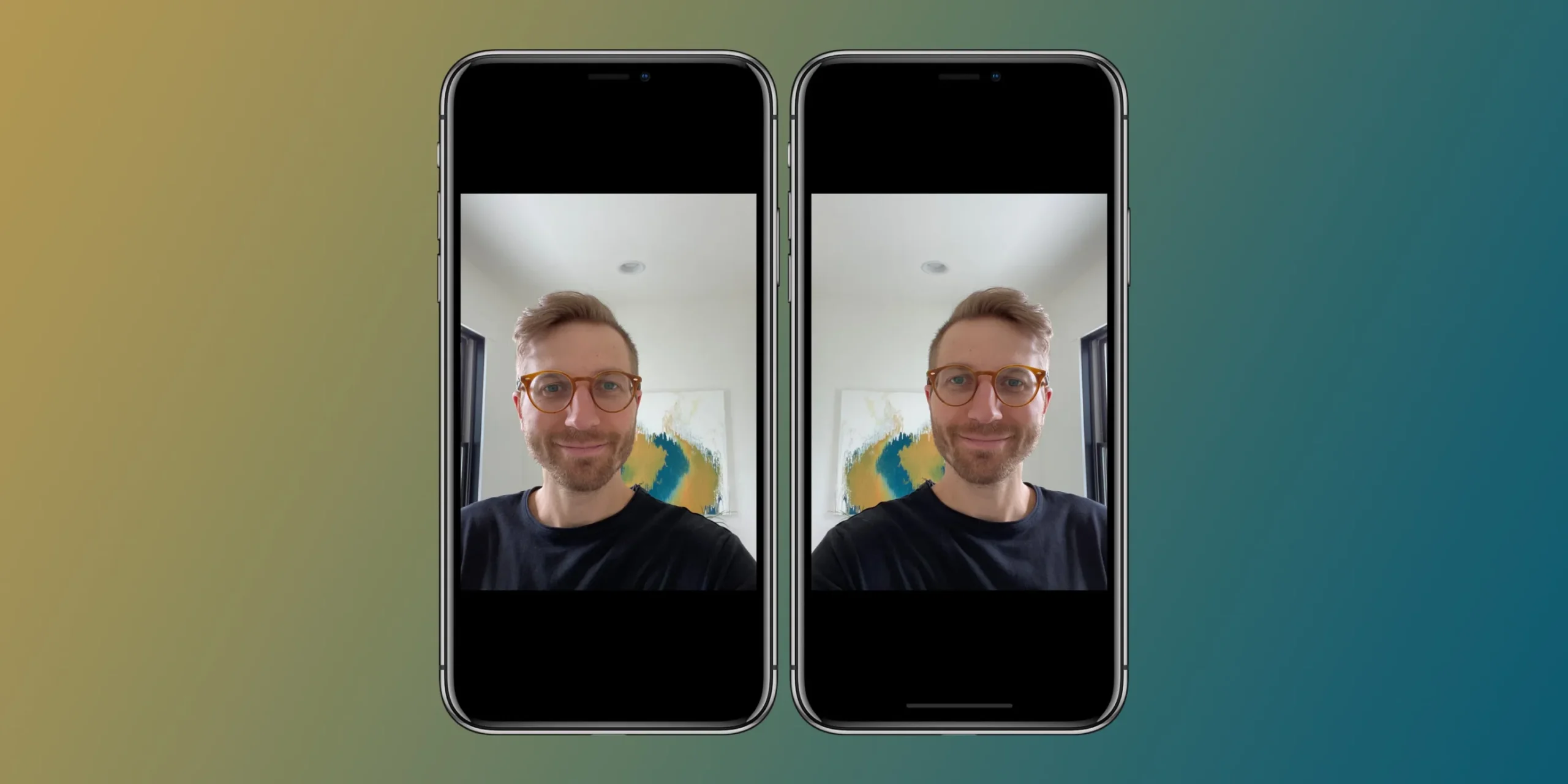 how to invert camera on iphone